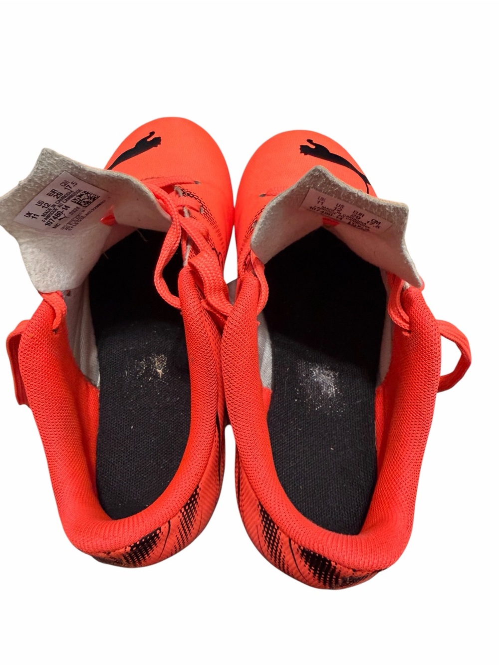 Puma Kids' Attacanto Orange Ultra Play FG/AG Soccer Cleats | Size Youth 12 - Picture 7 of 8